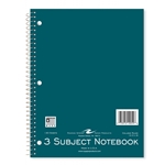 Roaring Spring 3 Subject Wire Notebook - Assorted Colors