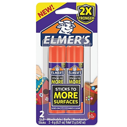 Elmers Glue Stick 2 Pack Purple