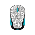 M325c Wireless Brainstorm Teal Mouse