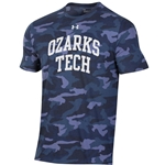 Performance Cotton Camo Tee in Navy Under Armour