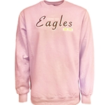 Crew Sweatshirt in Rosewater Pink w/ Embroidery
