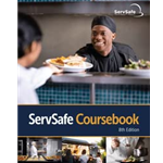 SERVSAFE COURSEBOOK + ONLINE EXAM VOUCHER CBV8