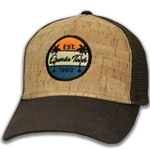 Corker Hat w/ Beach Logo in Coffee