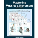 MASTERING MUSCLES AND MOVEMENT : A BRAIN-FRIENDLY SYSTEM FOR LEARNING MUSCULOSKELETAL ANATOMY AND BASIC KINESIOLOGY