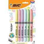 Bic Pastel Highlighter 6 Pack