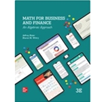 ADDITIONAL MTH 105 PRINT COPY MATH FOR BUSINESS & FINANCE