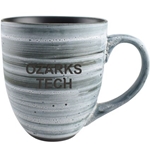 Ceramic Swirl Mug in Grey