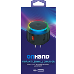 OhHand Vibrant LED Wall Charger