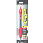 G2 Retractable Gel Ink Roller Ball Pen Red .7mm