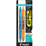 Pilot G2 Fashion Gel Pens .7mm 2 pack