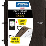 Five Star Rfillable Notebook Black