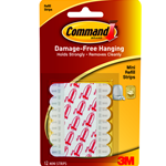 Mini Command Strips 12 Pack