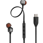 JBL Tune 310C Wired USB-C Earbuds in Black