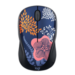 Logitech Design Collection Wireless Mouse - Forest Floral