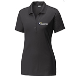 Sport Tek Womens Competitor Polo in Iron Grey w/ Ozzy Ozarks Tech Logo