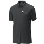 Sport Tek Mens Competitor Polo in Iron Grey w/ Ozzzy Ozarks Tech Logo