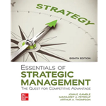 ADDITIONAL PRINT COPY ESSENTIALS OF STRATEGIC MANAGEMENT