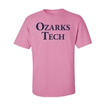 Classic Unisex Tee in Azalea w/ Ozarks Tech Logo