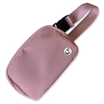 Belt Bag with Medallion in Pink