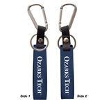 Silicone Keychain with Carabiner and Keyring
