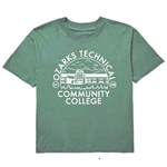 Ladies Oversized Tee in Basil