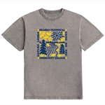 Mineral Wash Tee in Vintage Grey