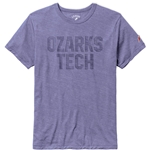 Victory Falls Triblend Tee in Heather Periwinkle