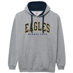 Essential Colorblock Hood in Heather and Navy