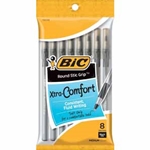 BIC Xtra-Comfort Black Pens - 8pk
