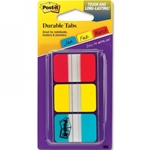 Post-It Durable Tabs 1"x1.5" 3-Color Pack (A30300)