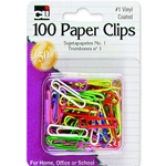 Paper Clips 100pk - Assorted