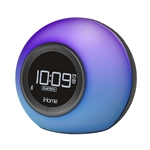 iHome Dual Alarm Clock w/ USB Charging - Color Changing