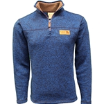 1/4 Zip Deep Azure