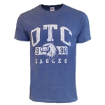 Tee w/ Distressed Eagle in White