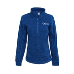 Contrast 1/4 Zip w/ OTC Embroidery