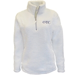 Ladies Sherpa 1/2 Zip w/ OTC Logo