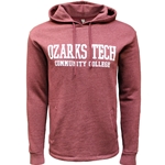 Heather Maroon Hood