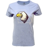 Light Blue Ladies Basic Tee w/ Ozzy State Logo