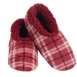 Snoozies! - Burgundy Plaid
