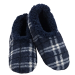 Snoozies! - Navy Plaid
