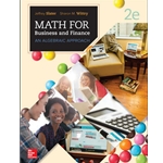 ADDITIONAL MTH 105 PRINT COPY MATH FOR BUSINESS & FINANCE