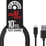 Long AF 10-Foot Micro-USB Cable Charge & Sync