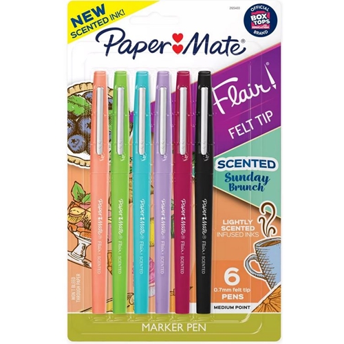 Paper Mate Flair Pens, Assorted Colors, 20