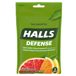 Halls Defense Citrus Bag