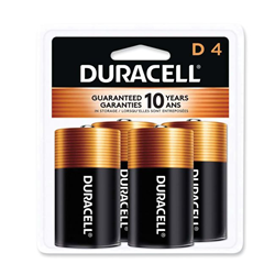 Duracell D Batteries 4 Pack