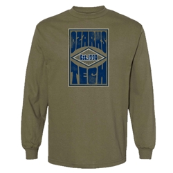 Midweight Long Sleeve Tee in Military Green