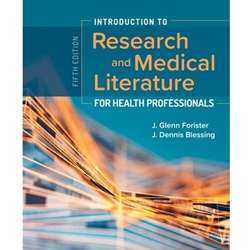PICK FORMAT: INTRO TO RESEARCH & MEDICAL LITERATURE FOR HEALTH PROFESSIONALS