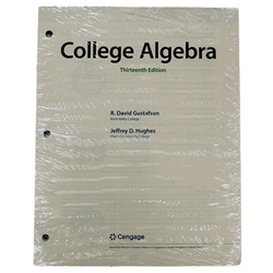 ADDITIONAL MTH 130 COLLEGE ALGEBRA PRINT COPY