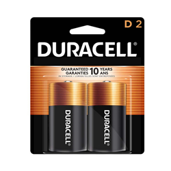 Duracell D Battery 2 Pack