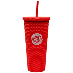 Galway Studded Travel Tumbler in Red